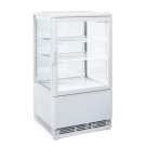 COOL HEAD - Vitrine réfrigérée verticale 58 litres blanche