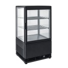 COOL HEAD - Vitrine réfrigérée verticale 58 litres noire