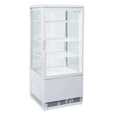 COOL HEAD - Vitrine réfrigérée verticale de 78 litres blanche