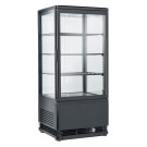 COOL HEAD - Vitrine réfrigérée verticale 78 litres noir
