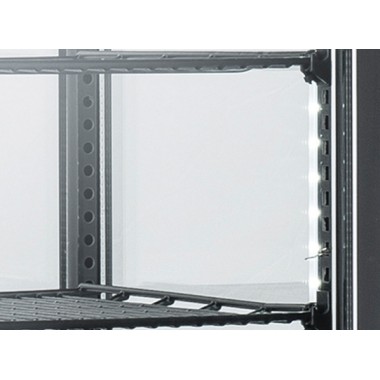 COOL HEAD - Vitrine réfrigérée verticale 78 litres noir