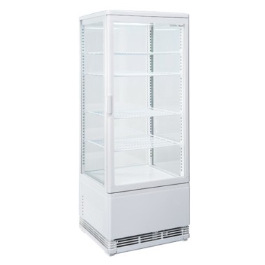 COOL HEAD - Vitrine réfrigérée verticale 98 litres blanche