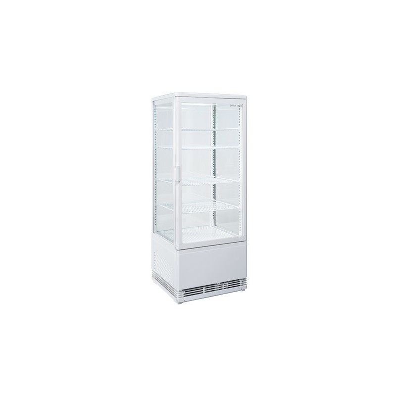 COOL HEAD - Vitrine réfrigérée verticale 98 litres blanche