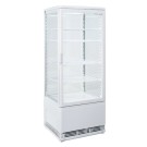 COOL HEAD - Vitrine réfrigérée verticale 98 litres blanche