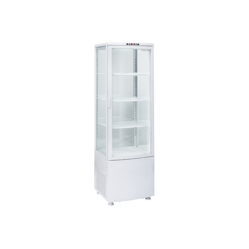COOL HEAD - Vitrine réfrigérée verticale - 235 litres blanche