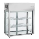 COOL HEAD - Vitrine réfrigérée à verres en libre - service 4 côtés 170 litres