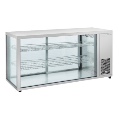 COOL HEAD - Comptoir de libre - service avec vitres sur 3 côtés 300 litres