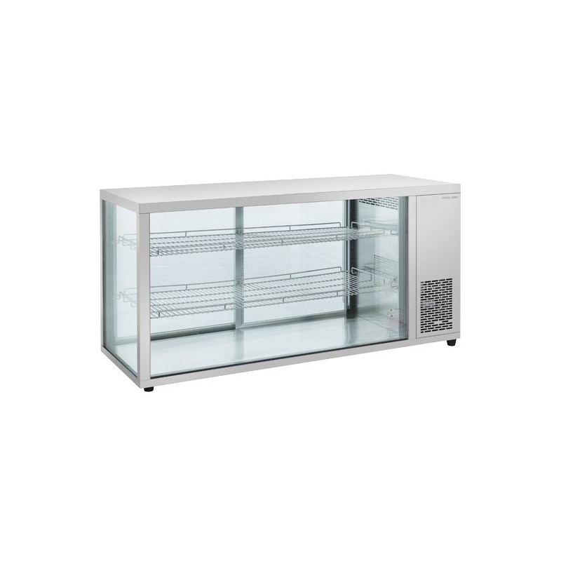COOL HEAD - Comptoir de libre - service avec vitres sur 3 côtés 300 litres