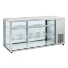 COOL HEAD - Comptoir de libre - service avec vitres sur 3 côtés 300 litres