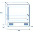COOL HEAD - Vitrine réfrigérée à viande 1856 mm VS 18