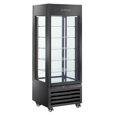 COOL HEAD - Vitrine réfrigérée 440 litres noire VRP 404B