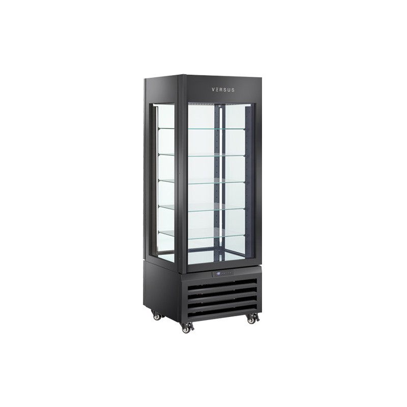 COOL HEAD - Vitrine réfrigérée 440 litres noire VRP 404B