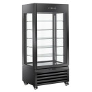 COOL HEAD - Vitrine réfrigérée 600 litres noire VRP 604B