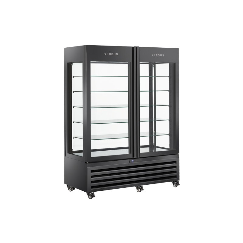 COOL HEAD - Vitrine Réfrigérée 804B - 800 l Noire VRP 804B