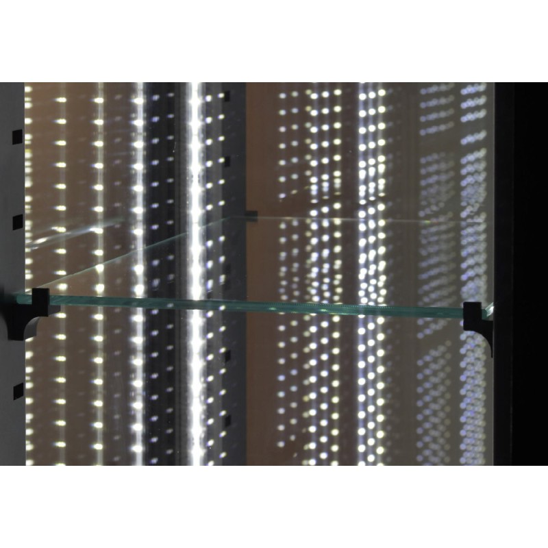 COOL HEAD - Vitrine Réfrigérée 804B - 800 l Noire VRP 804B