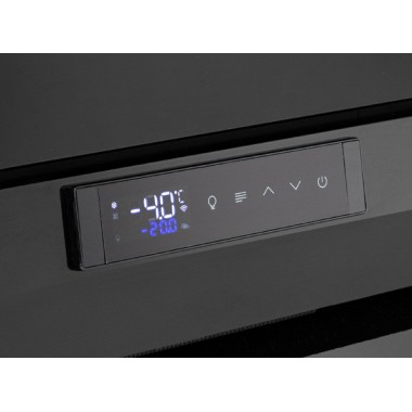 COOL HEAD - Vitrine Réfrigérée 804B - 800 l Noire VRP 804B