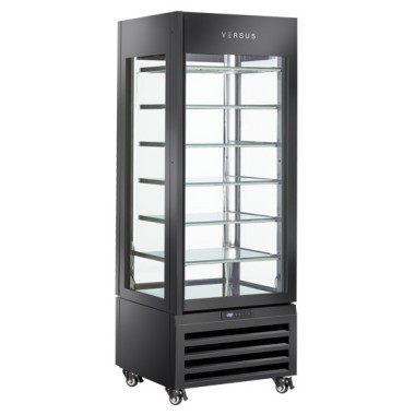 COOL HEAD - - Vitrine de congélation 440 litres noire VFP 404B
