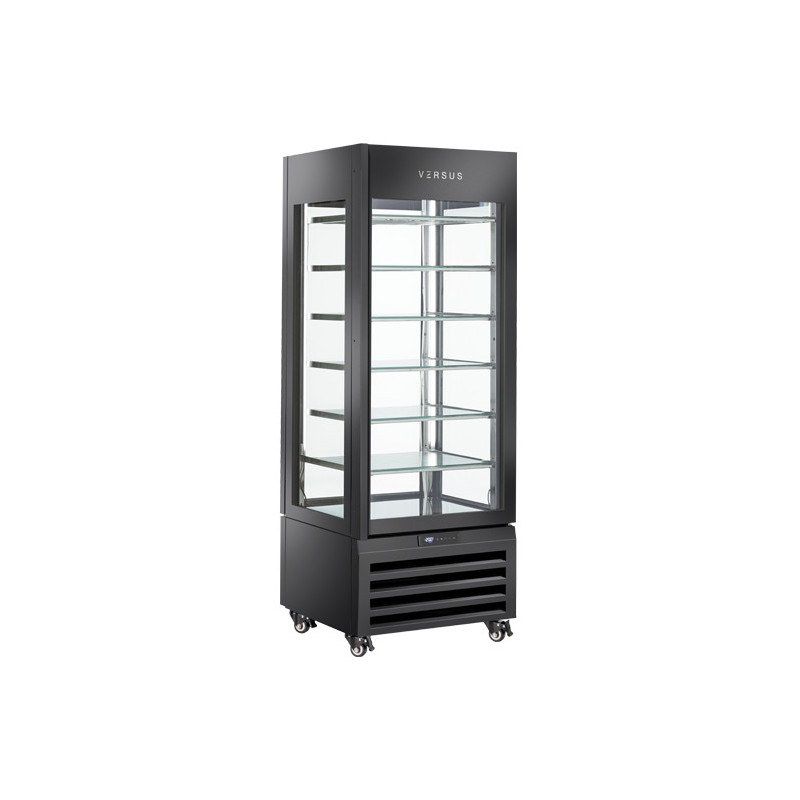 COOL HEAD - - Vitrine de congélation 440 litres noire VFP 404B
