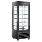 COOL HEAD - - Vitrine de congélation 440 litres noire VFP 404B