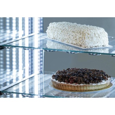 COOL HEAD - - Vitrine de congélation 440 litres noire VFP 404B