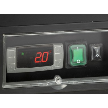 COOL HEAD - Vitrine réfrigérée 180 litres noire FT 188B