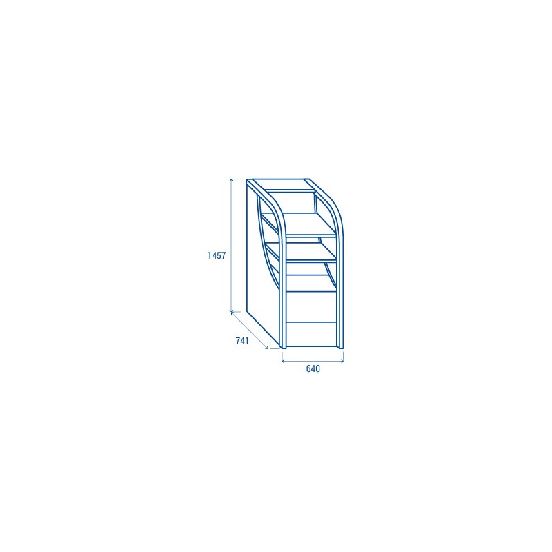 COOL HEAD - Vitrine réfrigérée 180 litres noire FT 188B