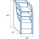 COOL HEAD - Vitrine réfrigérée 180 litres noire FT 188B