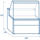 COOL HEAD - Comptoir réfrigéré WTE 100