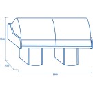 COOL HEAD - Comptoir réfrigéré WFH 200