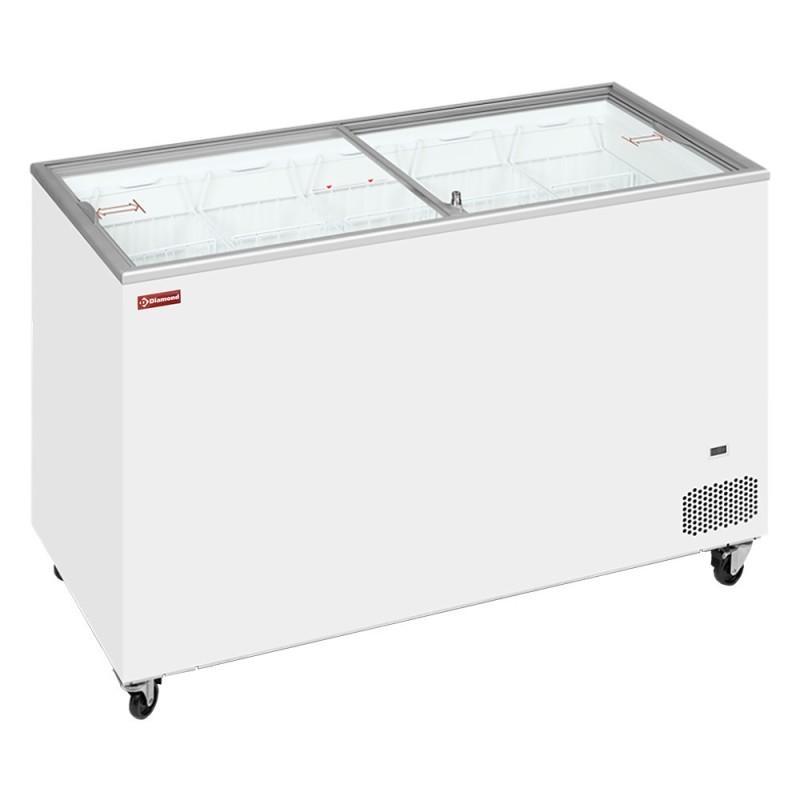 DIAMOND - Conservateur bahut - 400 litres - couvercle coulissant