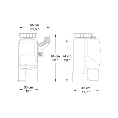 Zumoval - Presse agrume MINIMAX avec nettoyage