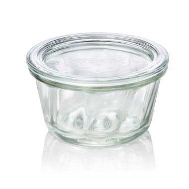 WAS - Bocal en verre + couvercle 280ml - Lot 6