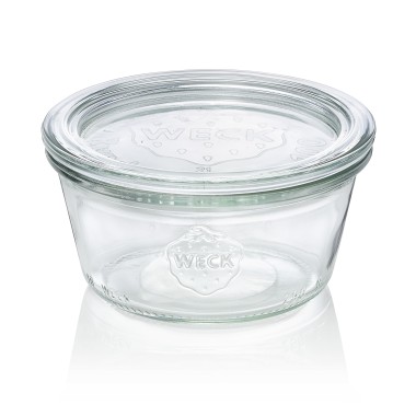 WAS - Bocal en  verre et couvercle 290ml - Lot 6