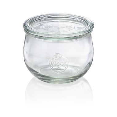 WAS - Bocal en verre en forme de tulipe 580ml - Lot 6