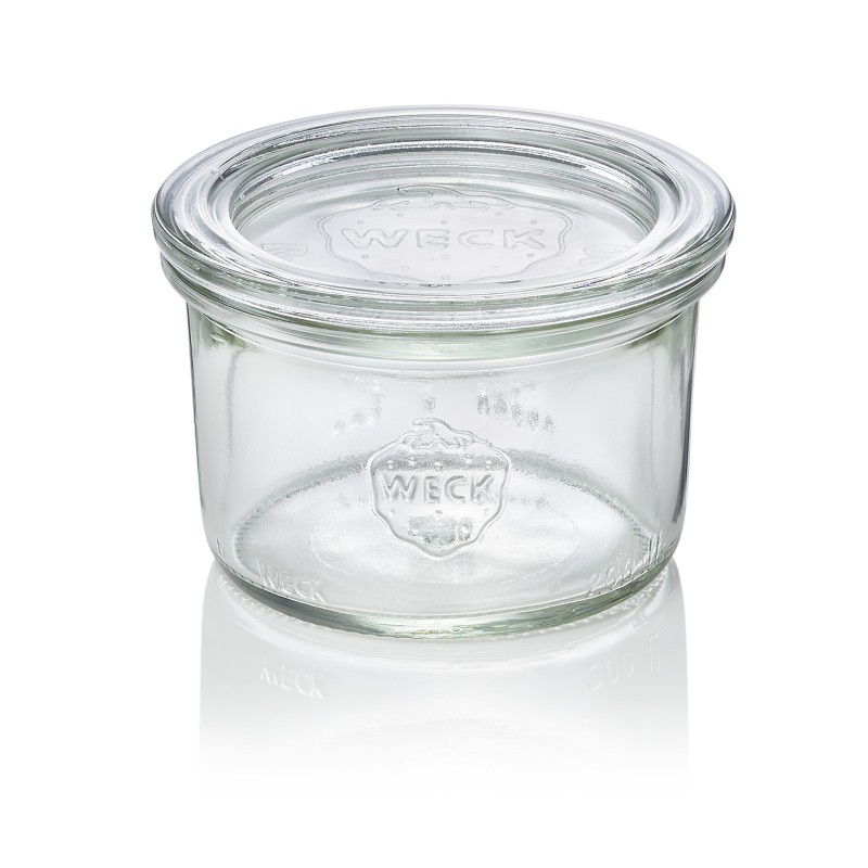 WAS -  Bocal en verre à couvercle 200ml - Lot 12