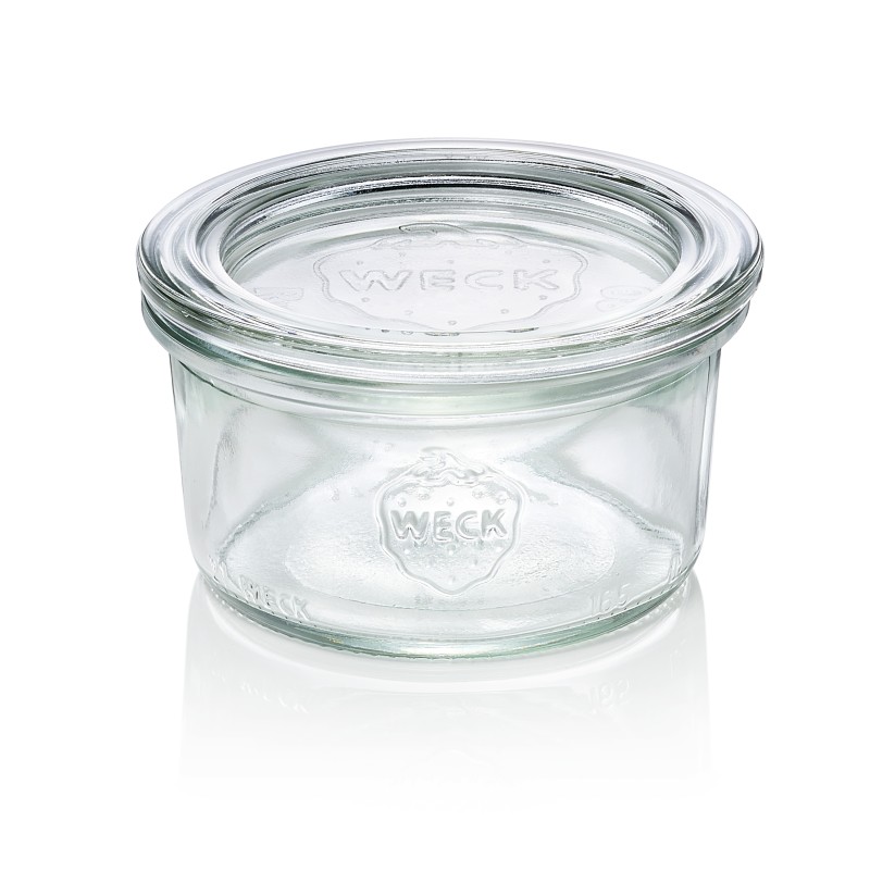 WAS - Pot en verre avec couvercle 165ml - Lot 12