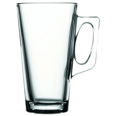 WAS - Mug en verre à anse 385ml - Lot 12