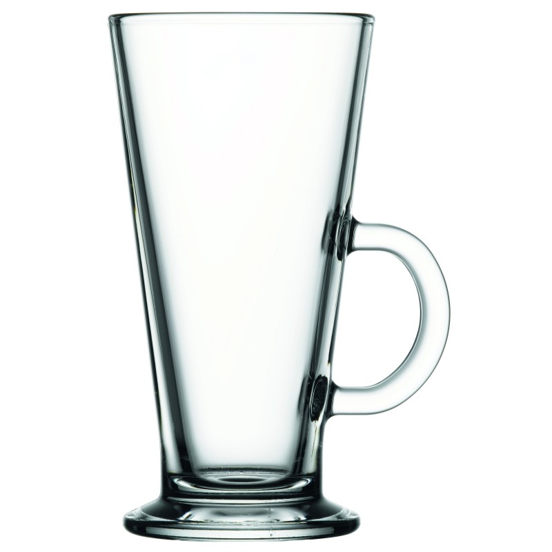 WAS - Mug à anse en verre 263ml - Lot 12