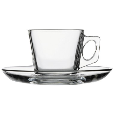 WAS - Tasse à espresso à soucoupe 80ml - Lot 12