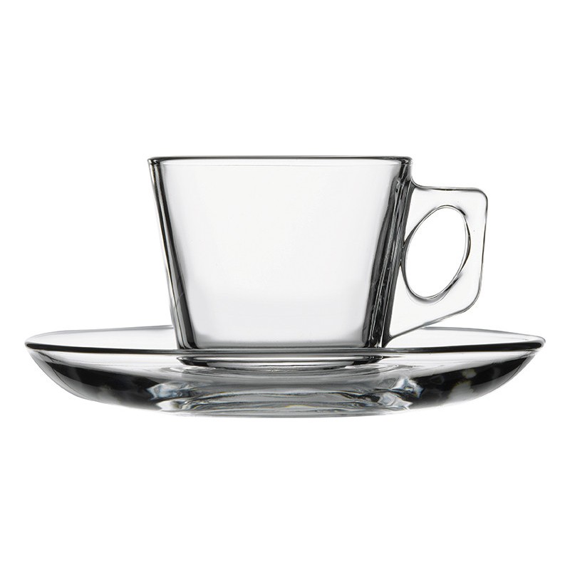 WAS - Tasse à espresso à soucoupe 80ml - Lot 12