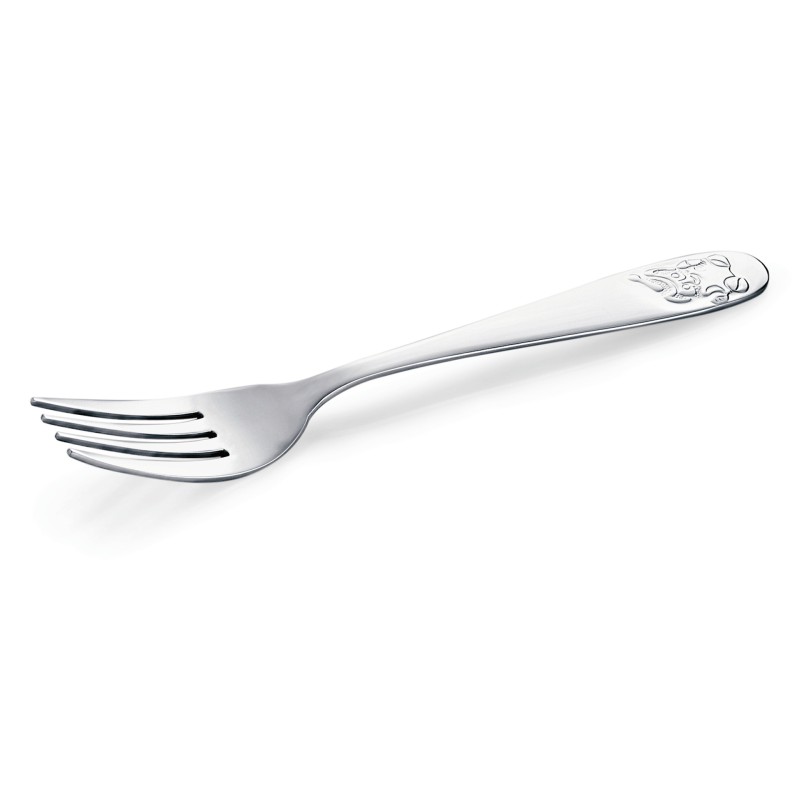 WAS - Fourchette enfant motif acier 145mm - Lot 12