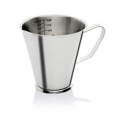 WAS - Verre anse doseur acier 1l