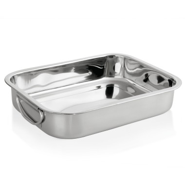 WAS - Plat cuisson ou présent. acier  430 x 310 x 70 mm