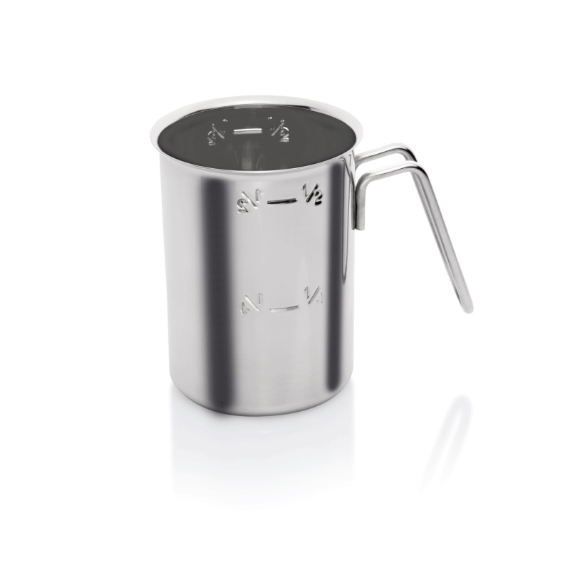 WAS - pot à mesurer acier 1l