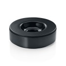 WAS - Cendrier coupe-vent Ø10cm noir- Lot 12