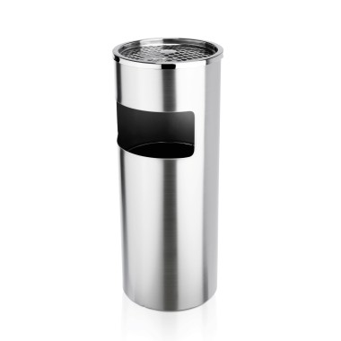 WAS - Cendrier debout acier rond Ø25cm h60cm