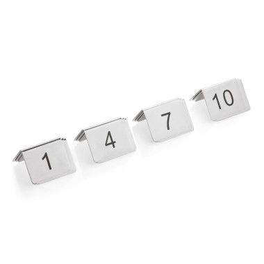 WAS - Numéros de tables - Lot 12