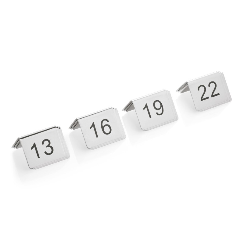 WAS - Numéros de table set de  12