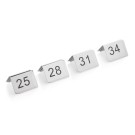 WAS - Numéros de tables ensemble de 12