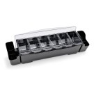 WAS - Bac porte condiments 6 compart. 57 cm